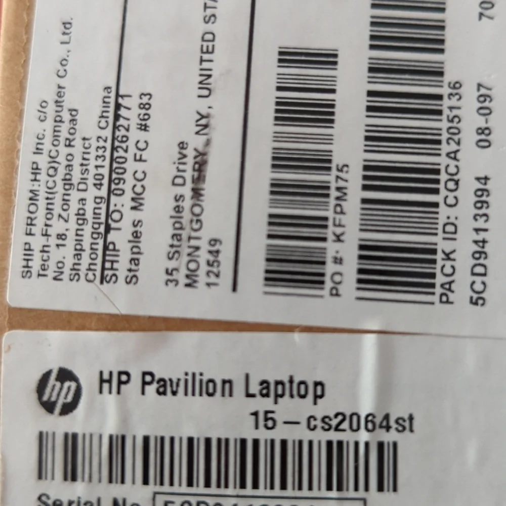 Brand new HP pavilion laptop